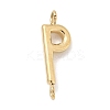 304 Stainless Steel Letter Connector Charms STAS-M108-01G-16-1