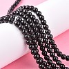 Synthetic Black Stone Beads Strands GSR6mmC044-4