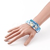 4Pcs 4 Styles Polymer Clay Heishi Beads Stretch Bracelets Sets BJEW-JB05908-6