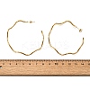Wavy C-Shaped 304 Stainless Steel Stud Earrings EJEW-A129-02G-3