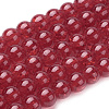 Spray Painted Crackle Glass Beads Strands CCG-Q001-6mm-13-1