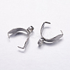 100Pcs 304 Stainless Steel Pinch Bails STAS-ZF0001-39-1