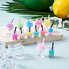 48 Pcs 12 Styles Plastic Pendants KY-BT0001-03-4