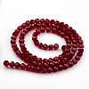 Transparent Glass Bead Strands GLAA-G013-6mm-97-2