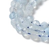 Natural Aquamarine Beads Strands G-F509-02-4mm-3