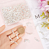 150pcs 5 Styles Tibetan Style Alloy Beads DIY-SP0001-41B-3