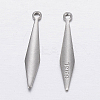 Non-Tarnish 316 Surgical Stainless Steel Pendants X-STAS-P198-04-2