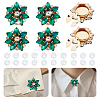 Alloy Cufflinks & 4-Hole Plastic Buttons HJEW-NB00244-1