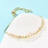 Alloy Rhinestone Slider Bracelets BJEW-A156-06G-2