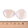 Electroplated Natural Rose Quartz Raw Heart Display Decorations G-N349-06A-3