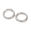 Tarnish Resistant 304 Stainless Steel Open Jump Rings STAS-R065-41-1