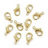 Brass Lobster Claw Clasps X-KK-903-G-NF-3