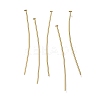 Brass Flat Head Pins KK-H502-01F-G-1