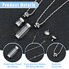 Transparent Glass Wishing Bottle Pendant NJEW-HS0001-01P-4