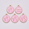 Alloy Enamel Pendants ENAM-S124-01B-09E-2