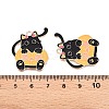 Halloween Theme Alloy Enamel Pendants PALLOY-N176-33-RS-3