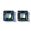 Transparent Electroplate Glass Pendant GLAA-Q101-01A-HR01-1