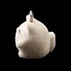 Flocky Resin Pendants FIND-I044-21-2