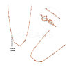SHEGRACE 925 Sterling Silver Chain Necklaces JN733B-2