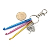 Aluminum Crochet Hooks & Alloy Pendant Decorations KEYC-JKC01417-03-3