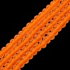 Transparent Glass Beads Strands EGLA-A034-T3mm-MD25-2