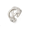 304 Stainless Steel Cuff Rings for Women LS-RJEW-G338-25P-4