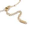 Vacuum Plating Golden 304 Stainless Steel Bib Necklace with Rhinestone NJEW-M207-01A-G-3