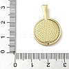 Brass Micro Pave Cubic Zirconia Pendants KK-L257-11G-3