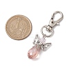 10Pcs Glass Pendant Decorations HJEW-JM02548-3