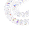 Electroplate Glass Beads Strands X-EGLA-T021-20A-3