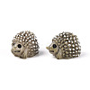 Synthetic Resin Hedgehog Miniature Ornaments AJEW-WH0606-67B-2