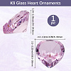 K9 Glass Rhinestone Heart Ornaments DJEW-WH20001-06B-2