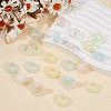50Pcs 5 Colros Luminous Silicone Anti-Skid Ring SIL-GO0001-23-3