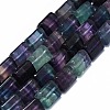 Natural Fluorite Beads Strands LS-G-O170-174-1