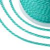 Round Waxed Polyester Cord X-YC-G006-01-1.0mm-25-3