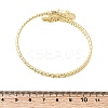 Brass Micro Pave Cubic Zirconia Cuff Bangles for Women BJEW-F526-08G-5