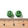 Opaque Acrylic Beads OACR-R005-02A-3