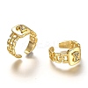 Brass Micro Pave Clear Cubic Zirconia Cuff Rings RJEW-H541-01Z-G-2