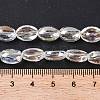 Electroplate Glass Beads Strands EGLA-B005-01A-AB01-4
