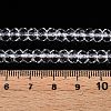 Transparent Glass Beads Strands GLAA-N001-61A-4