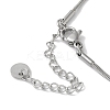 304 Stainless Steel Snake Chain Necklaces NJEW-I126-01P-3
