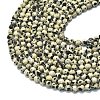 Natural Dalmatian Jasper Beads Strands G-A260-A10-01-3