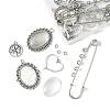 DIY Brooch Making Kits DIY-FS0009-11-3