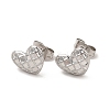 Non-Tarnish 304 Stainless Steel Heart Stud Earrings for Women LS-EJEW-I281-35P-1