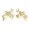Brass Studs Earrings EJEW-K276-06A-G-1