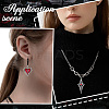 16Pcs 8 Styles Hallowmas Alloy Enamel Pendants ENAM-SC0007-39-5