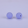Round Silicone Focal Beads SI-JX0046A-106-2