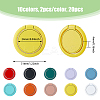 20Pcs 10 Colors Alloy Cell Phone Flat Round Holder Stand FIND-DC0004-77-2
