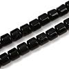 Natural Black Agate(Dyed & Heated) Beads Strands G-G275-D15-10x10mm-2