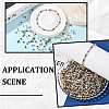 2400Pcs 4 Colors Round CCB Plastic Spacer Beads CCB-PA0001-05B-5